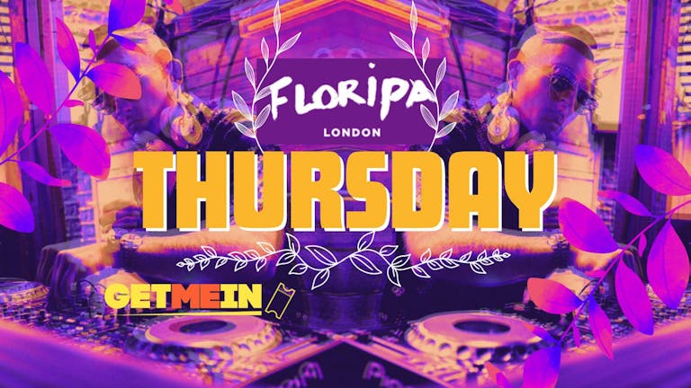 Shoreditch Hip-Hop & RnB Party // Floripa Shoreditch // Every Thursday // Get Me In!