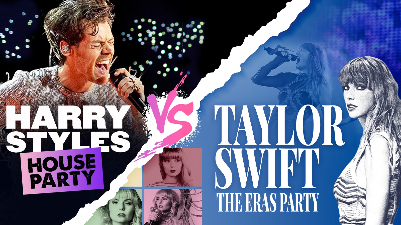 HARRY STYLES HOUSE PARTY VS TAYLOR SWIFT THE ERAS PARTY 🐍