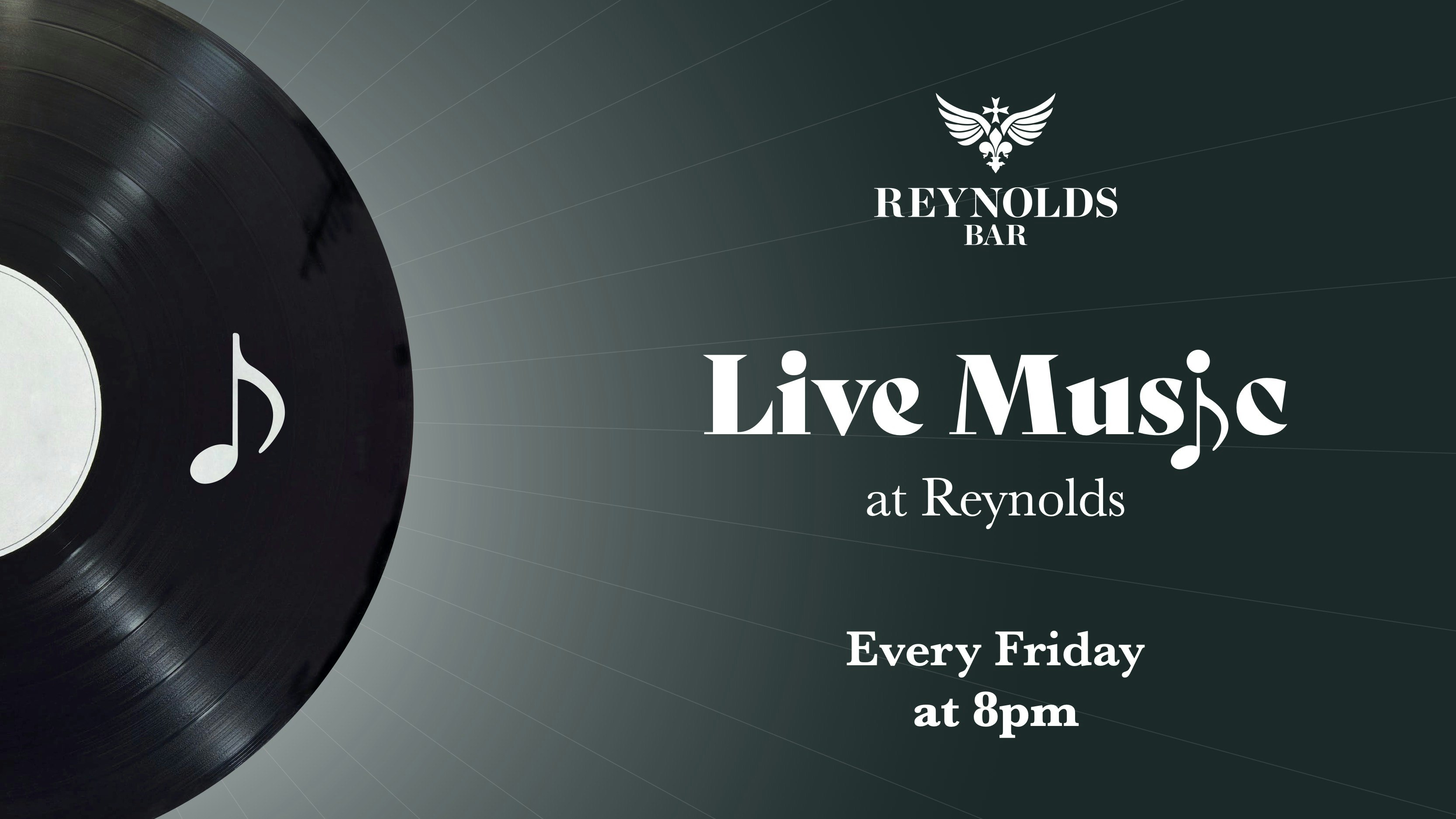 Live Music @ Reynolds – Every Friday