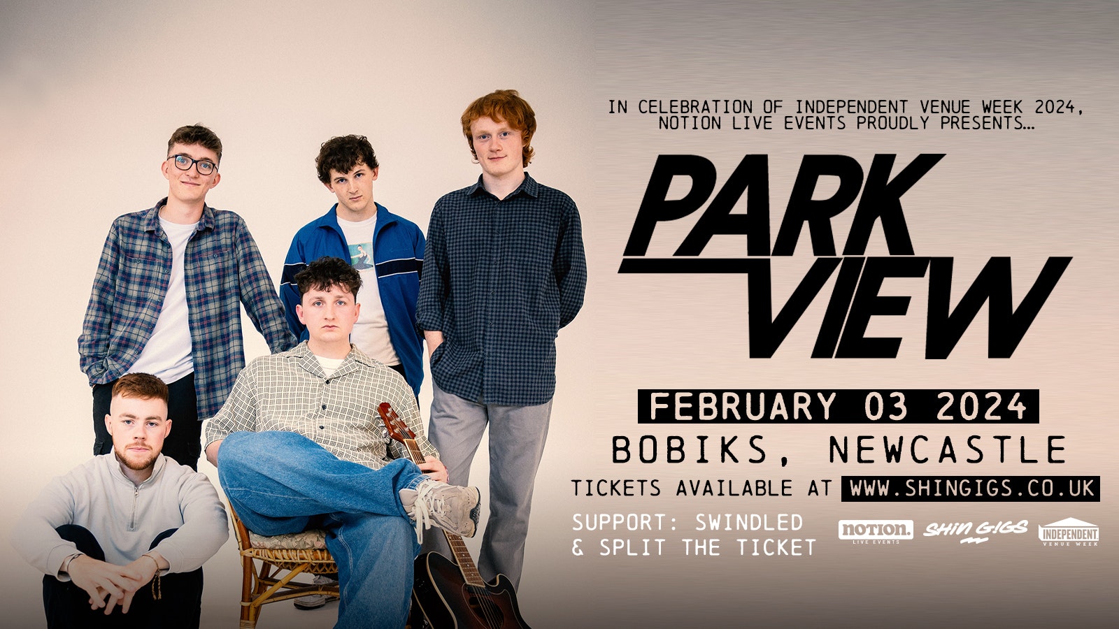 (SOLD OUT!) Park View + Swindled & Split The Ticket