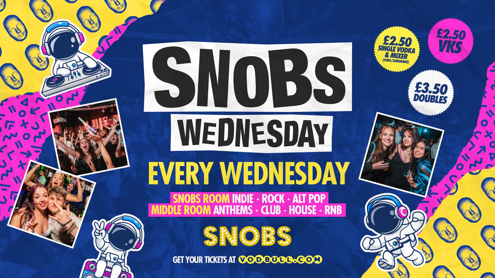🎶 SNOBS WEDNESDAY!! [TONIGHT!] 🎶 17/01