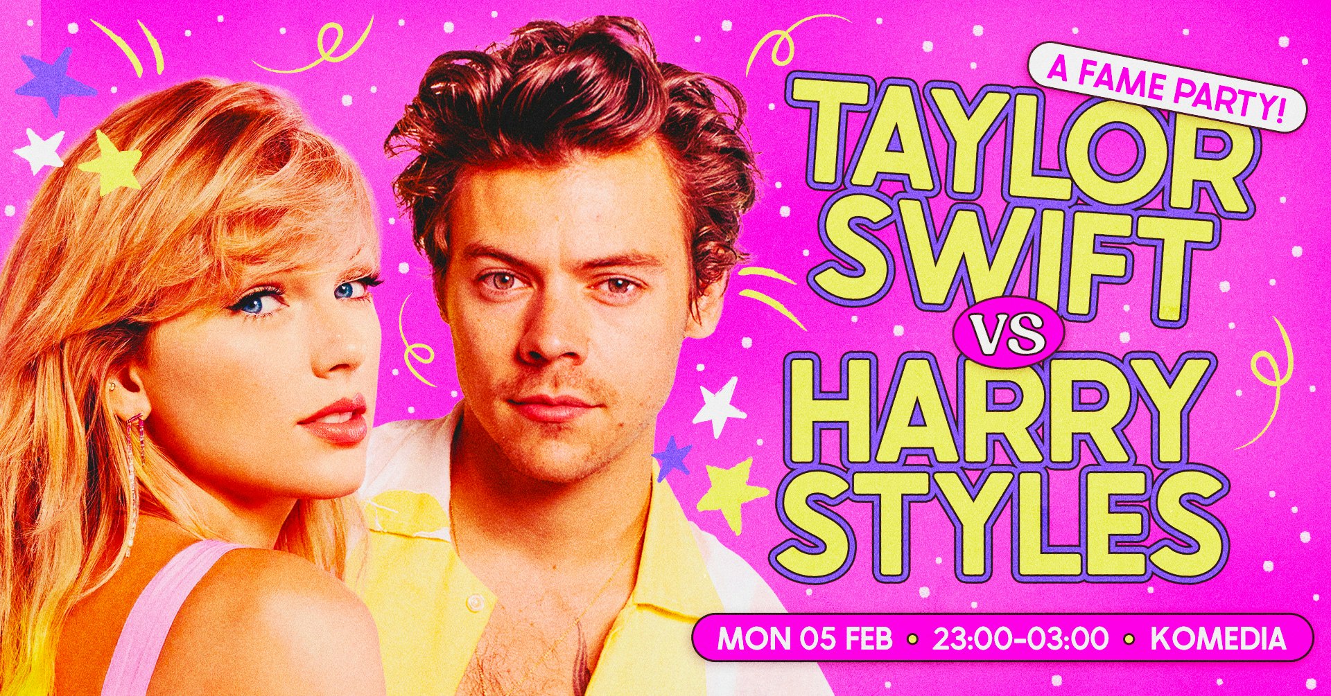 TAYLOR SWIFT VS HARRY STYLES – A FAME PARTY