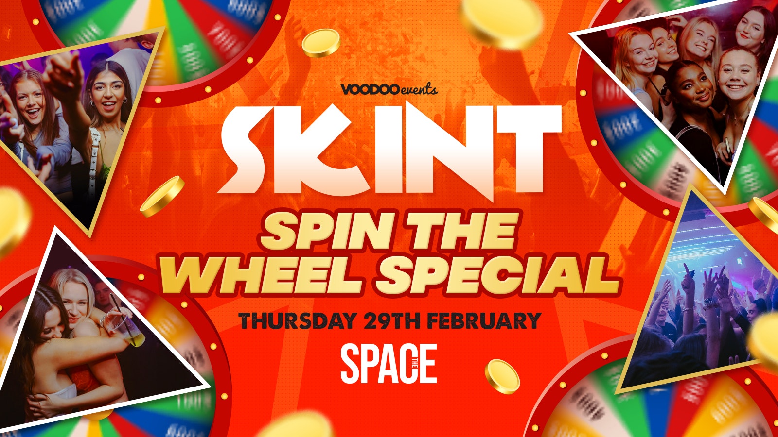 Skint Thursdays at Space – Spin The Wheel Special – 29th February