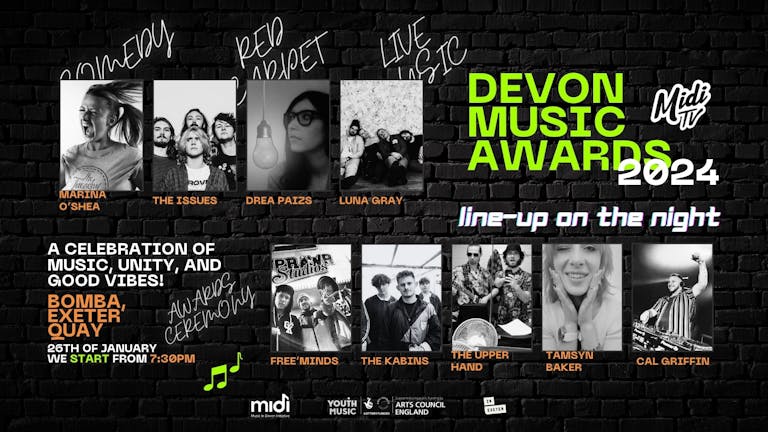 MIDI TV MUSIC AWARDS 2024 (Devon Music Awards)
