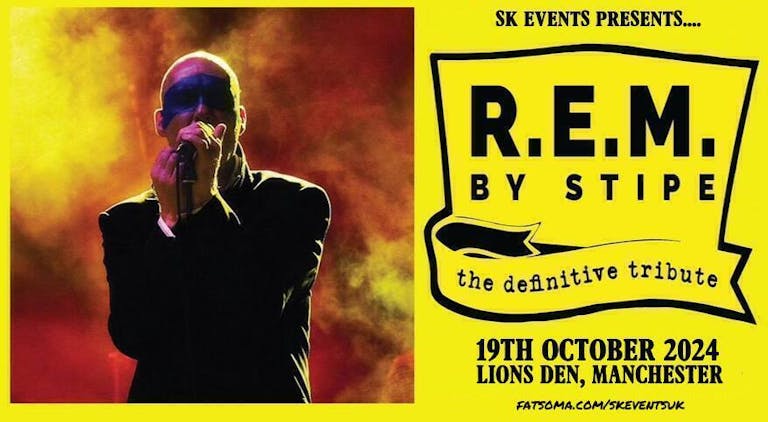 R.E.M by STIPE Live at Lions Den, Manchester