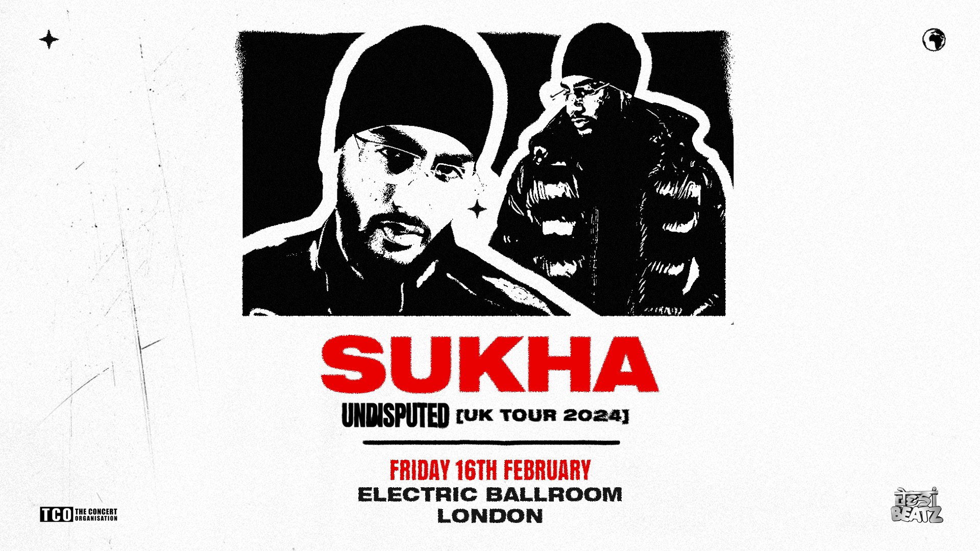 SUKHA – “The Undisputed Tour” | LONDON (EXTRA DATE ADDED) ON SALE NOW!