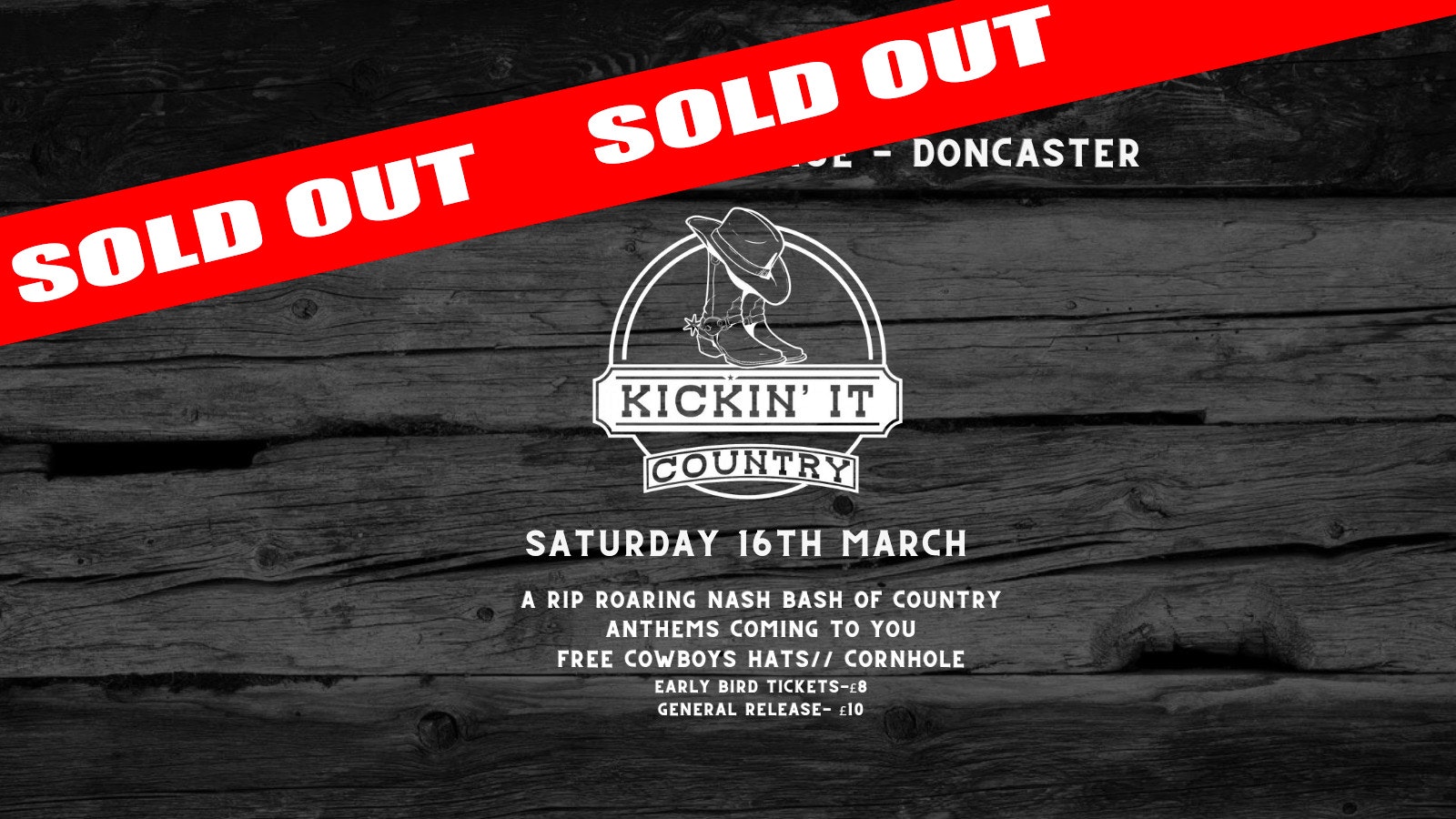 SOLD OUT – Kickin’ it Country