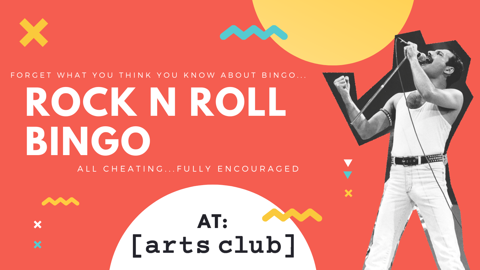 Rock N Roll Bingo – arts club