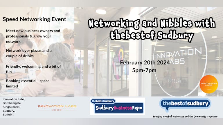 thebestof Sudbury Networking and Nibbles Event - Speed Networking Event