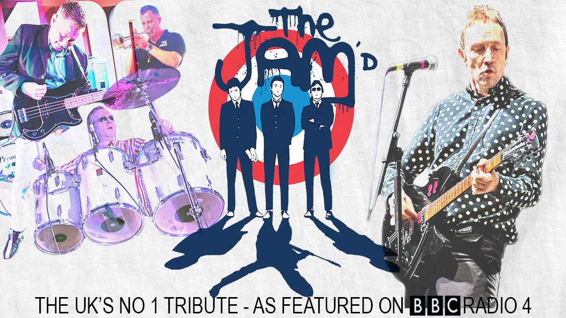 🚨 LAST FEW TICKETS! The Jam’d – the definitive live tribute band to The Jam – PLUS an Outdoor MOD Terrace Party!)