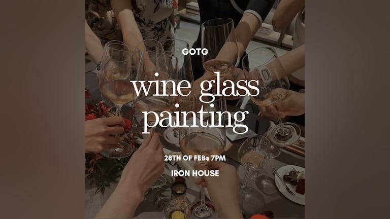Wine Glass Painting 🎨