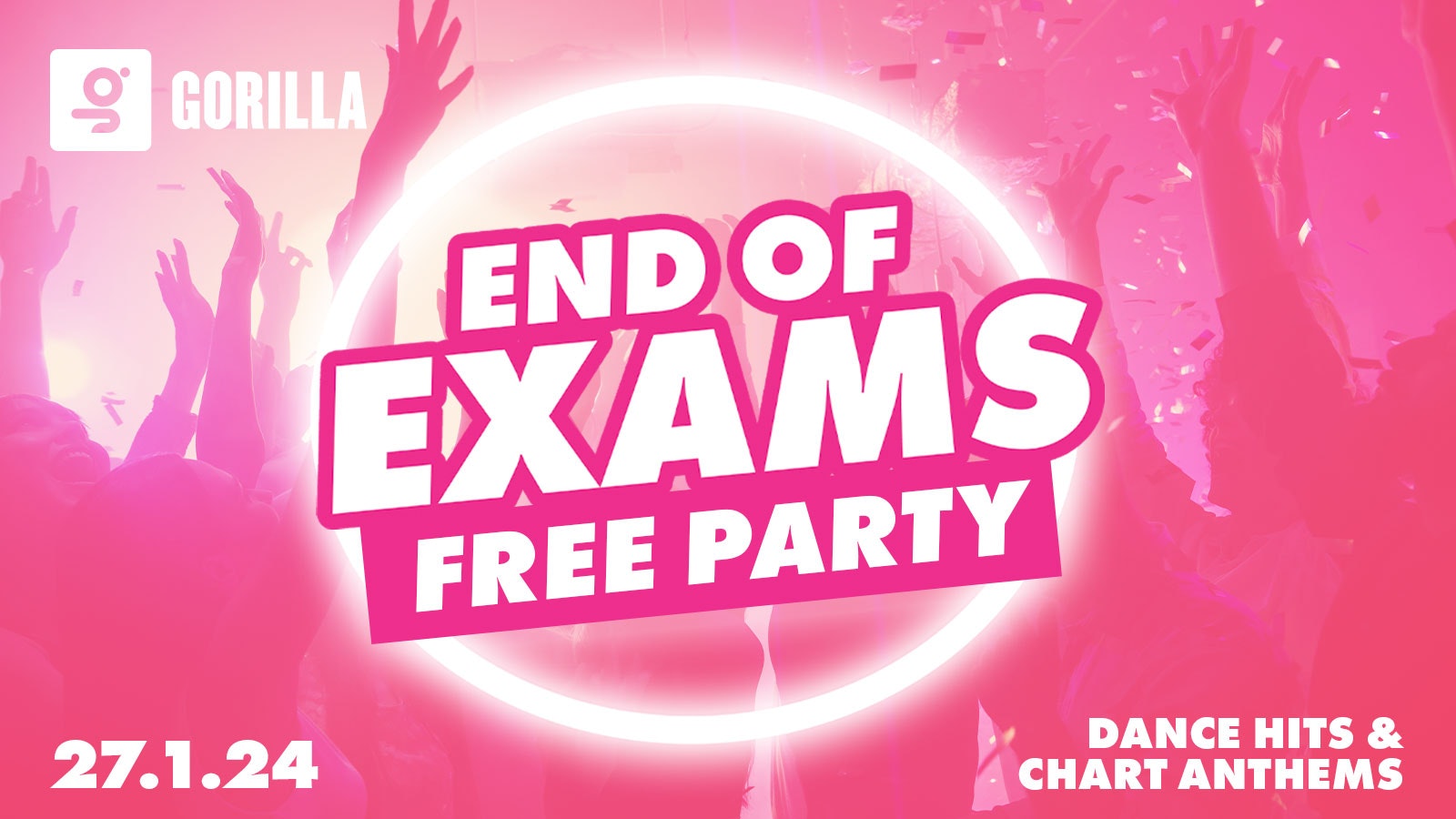 END OF EXAMS – FREE PARTY! 🔥🔥🔥