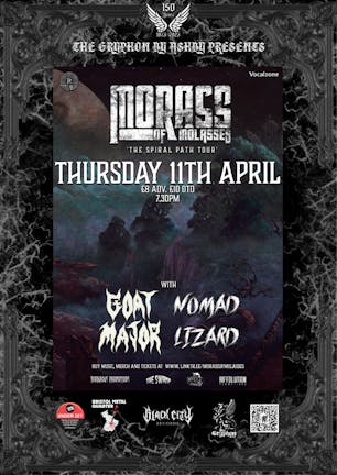 MORASS OF MOLASSES, GOAT MAJOR, & NOMAD LIZARD @ THE GRYPHON