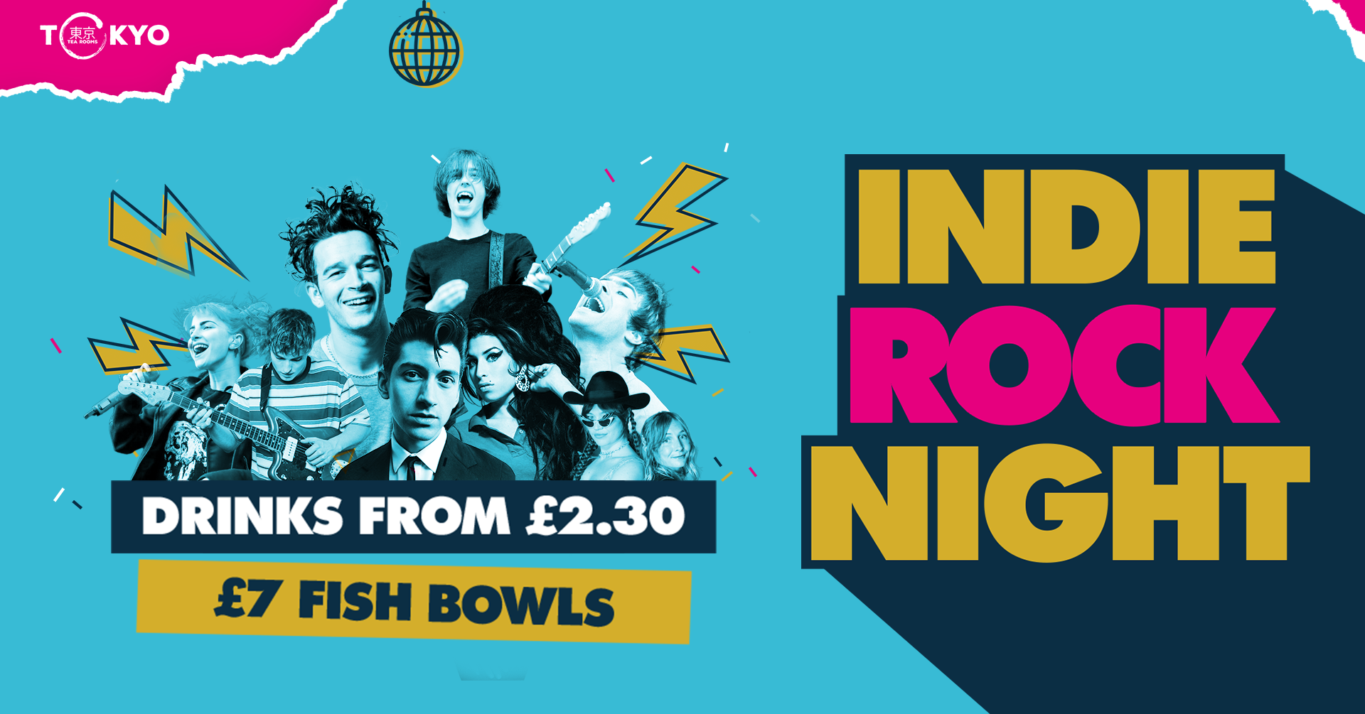 Indie Rock Night ∙ £1.50 BOMBS *ONLY 11 £5 TICKETS LEFT*