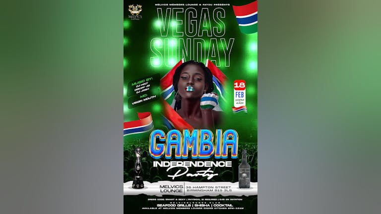 VEGAS SUNDAYS : GAMBIA INDEPENDENCE PARTY 