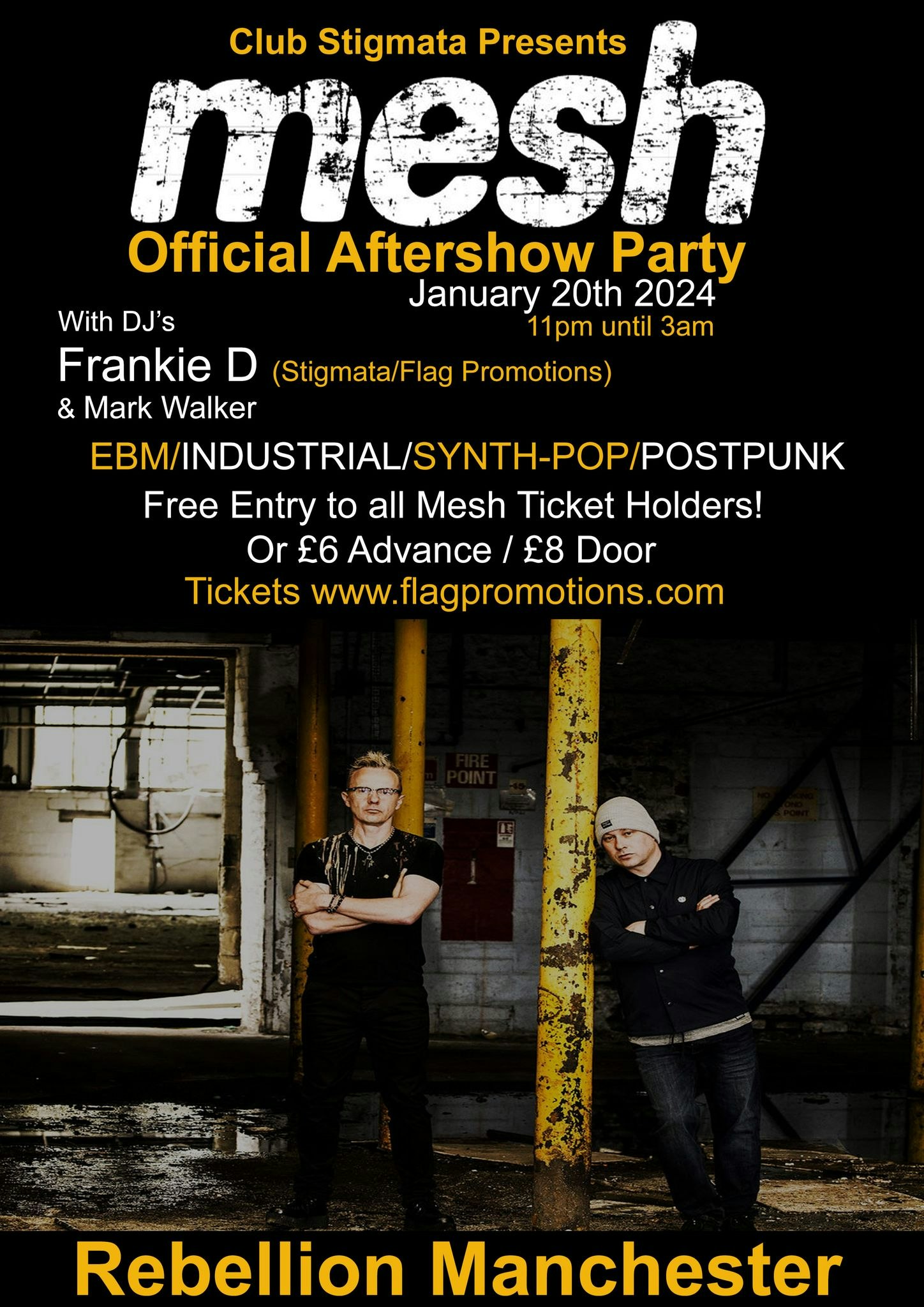 MESH Official Aftershow Party Manchester