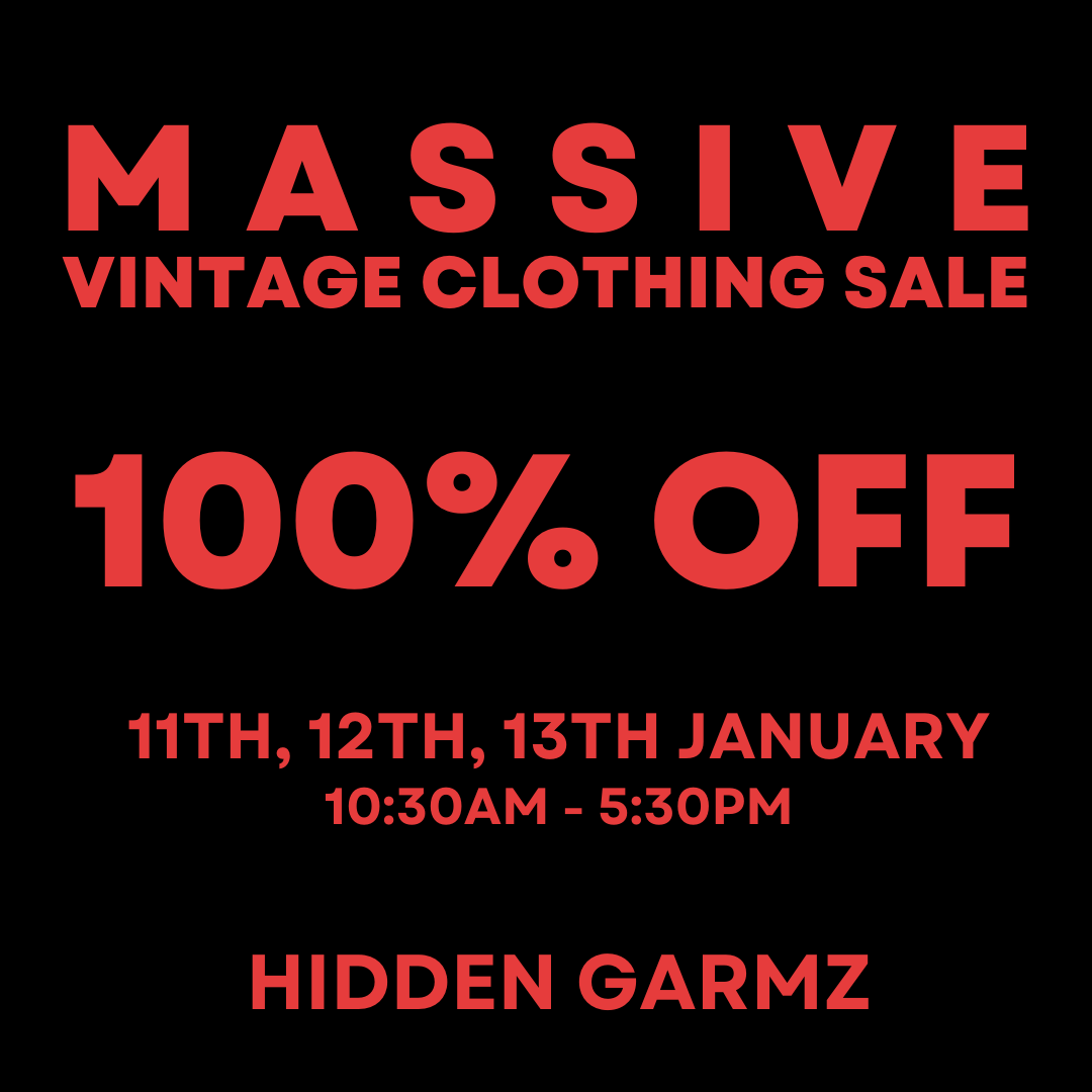 VINTAGE CLOTHING SALE – 100% OFF!