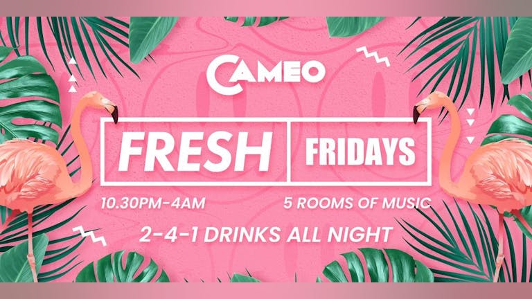 CAMEO's FRESH Fridays🌴 (2-4-1 Drinks)