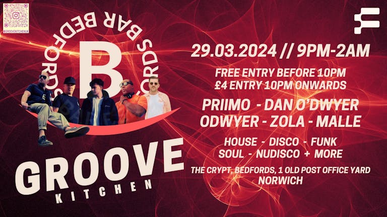 Groove Kitchen @ The Crypt, Bedfords - Norwich