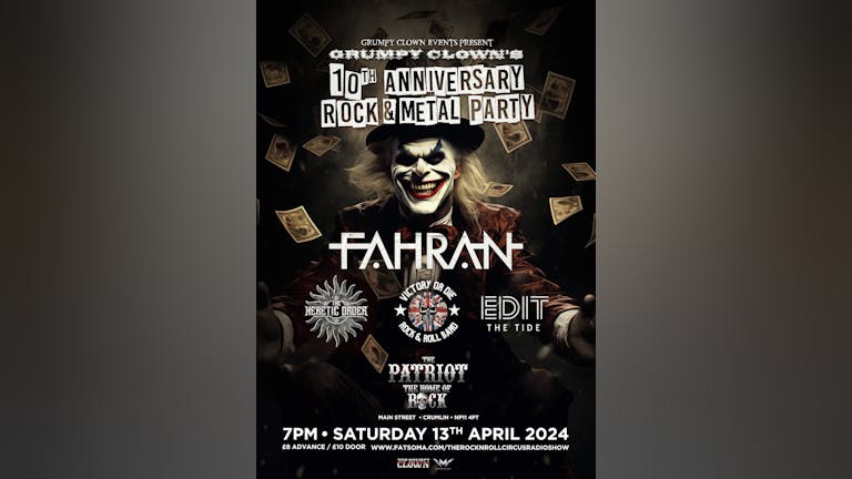 Ceri’s Rock & Metal Events 10th Anniversary Party 