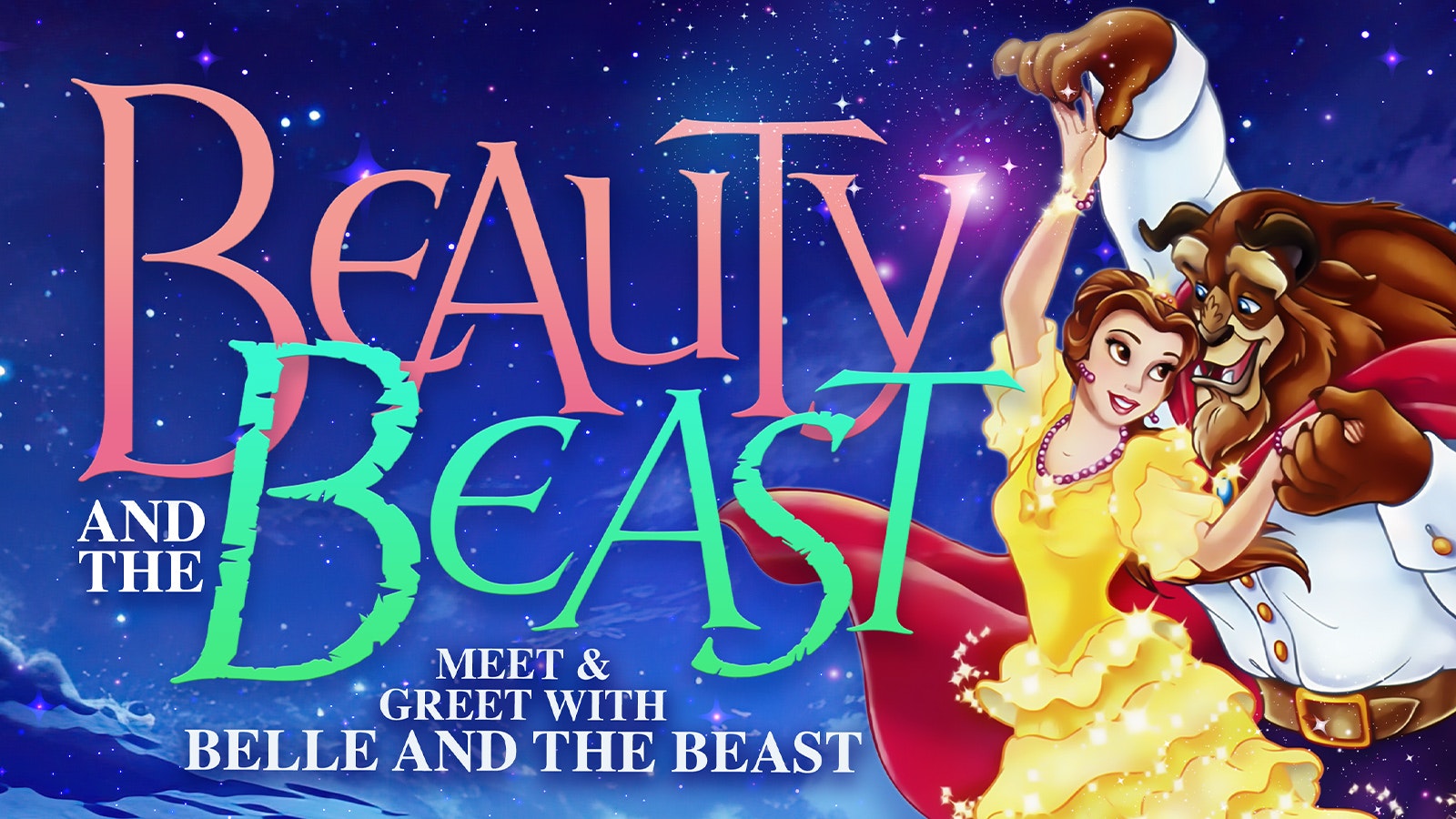 👑 👸🏼 Beauty & The Beast 👸🏼 👑  with Belle & The Beast at 2.15pm