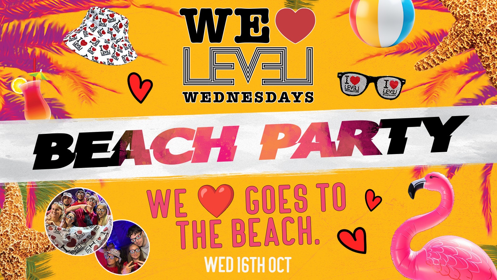 WE ❤️ WEDNESDAYS – BEACH PARTY ☀️⛱️🌊🏝️