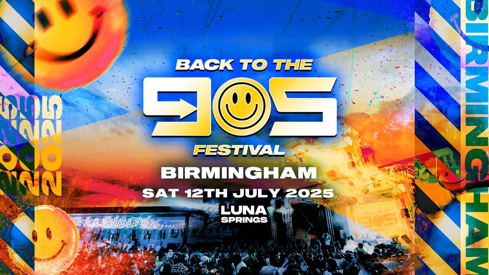 Back To The 90s – Summer Outdoor Festival – Birmingham [TICKETS DROP THURSDAY 9AM]