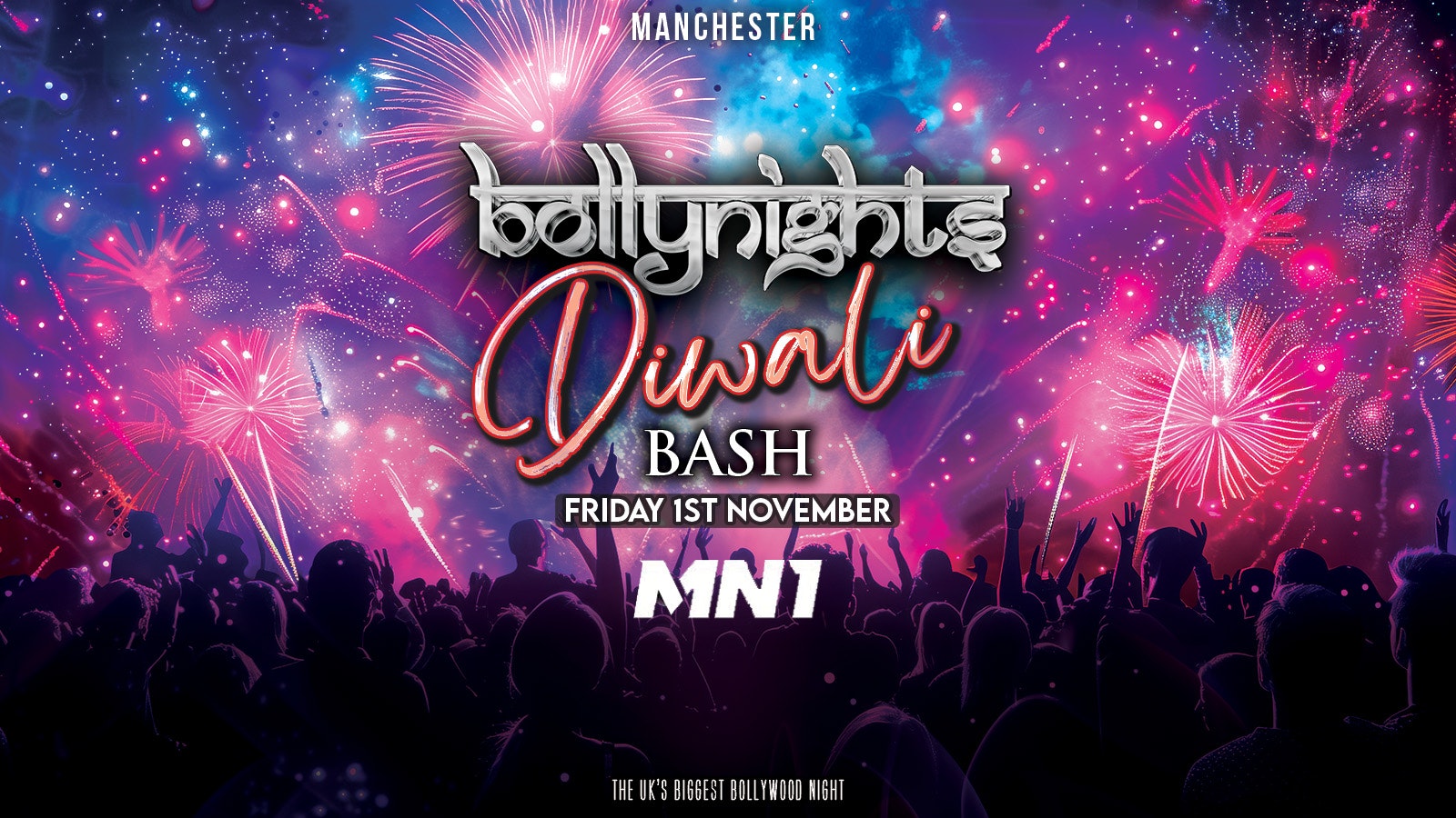 Bollynights Manchester – Diwali Bash | Friday 1st November | MN1