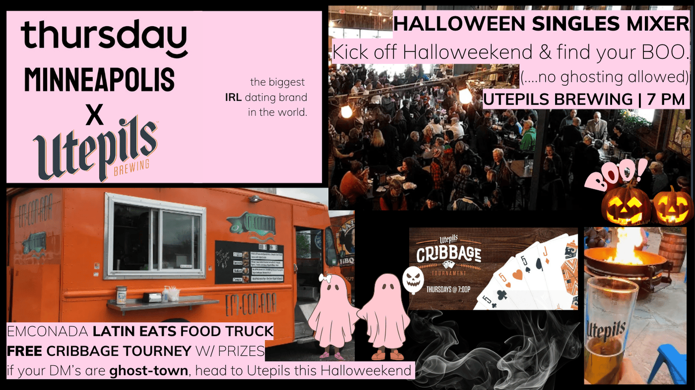 Thursday | Halloween Singles Event @ Utepils Brewing Co. Taproom & Beer Garden | Minneapolis