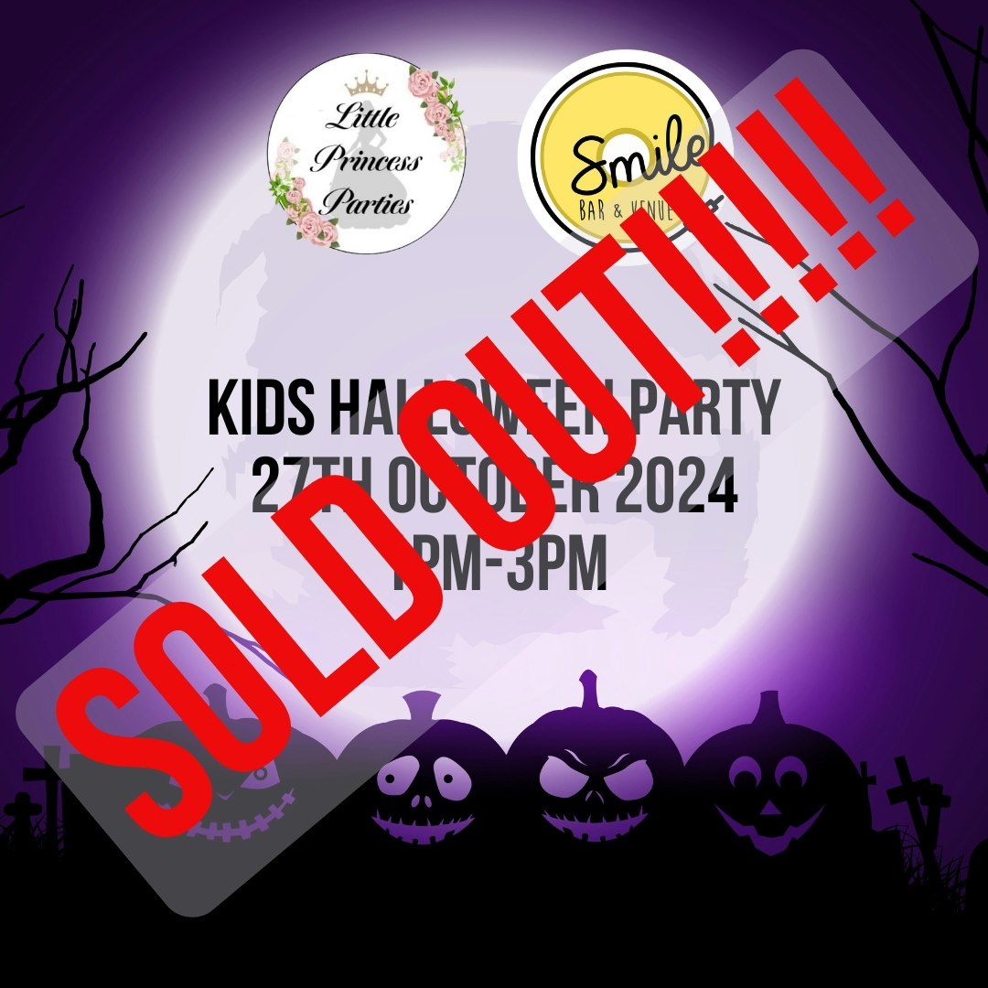 KIDS HALLOWEEN PARTY – SOLD OUT!