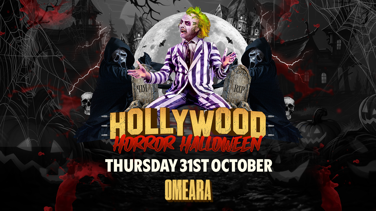 Hollywood Horror Halloween at OMEARA London