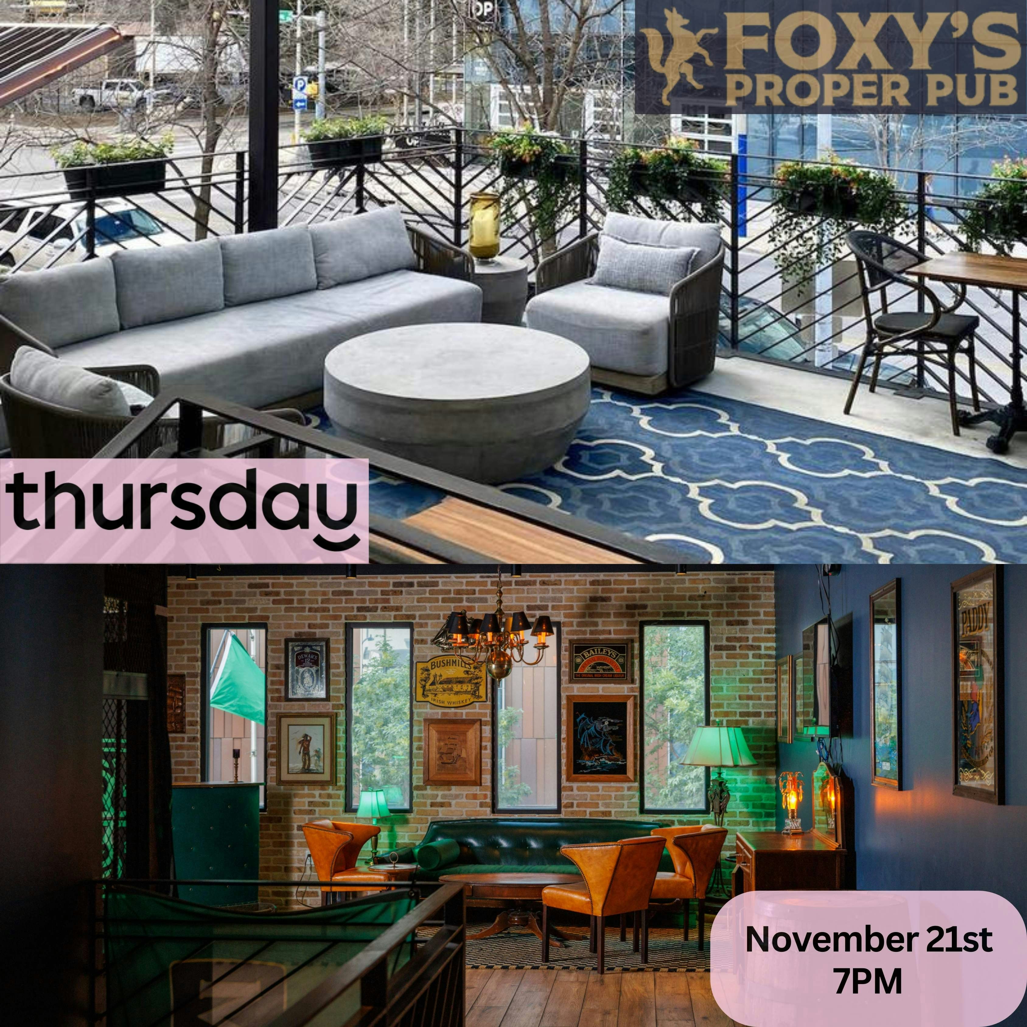 Thursday | Foxy’s Proper Pub | Austin