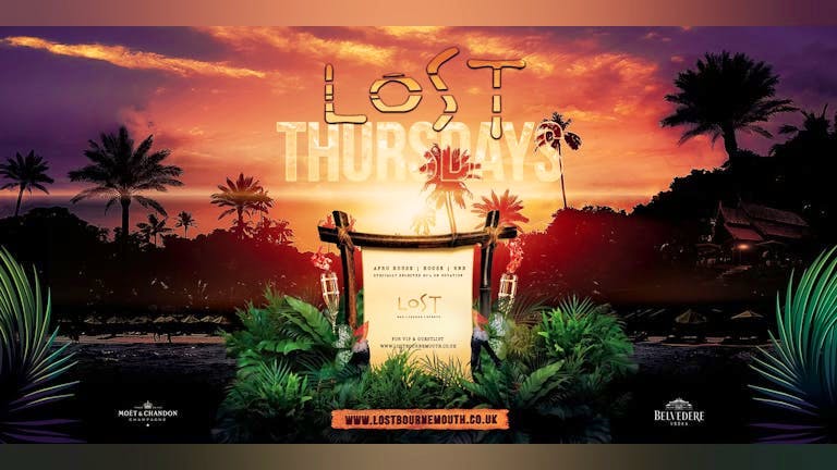 Lost Thursdays 🌴 @Lost Bournemouth