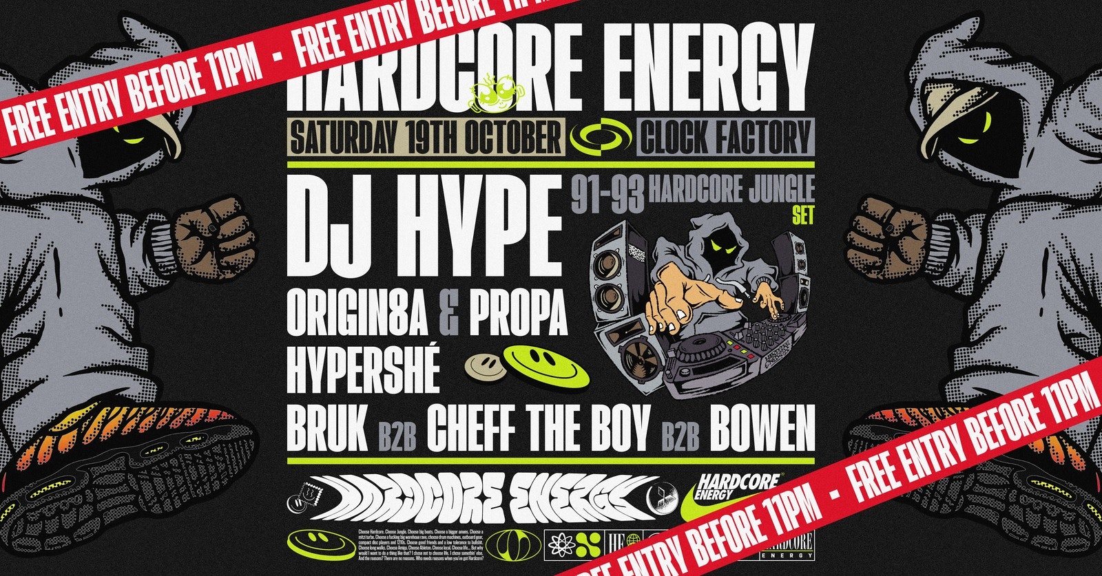 Hardcore Energy [Free Rave] DJ Hype + More!