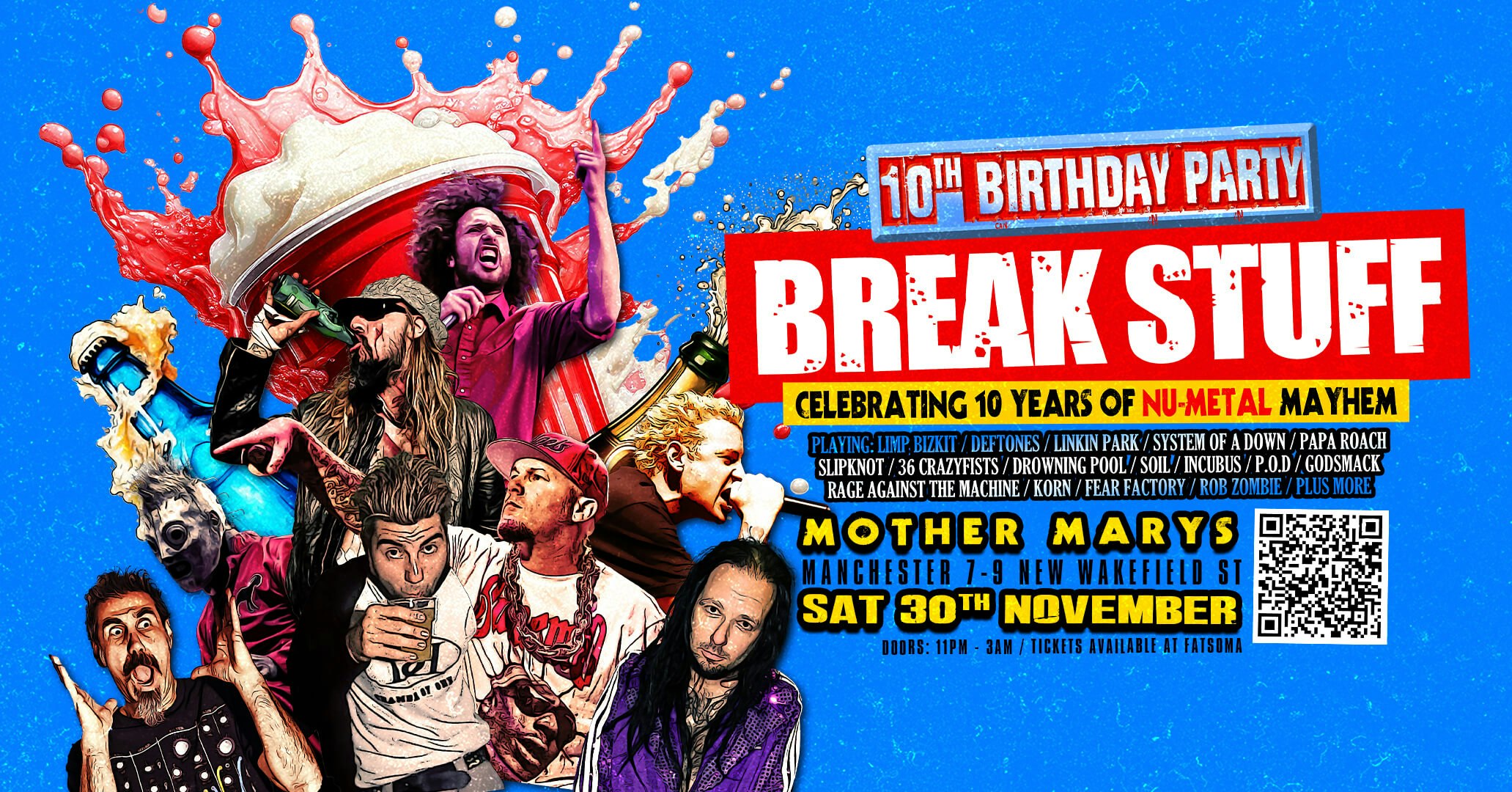 BREAK STUFF: NU METAL CLUBINIGHT (10TH BIRTHDAY)