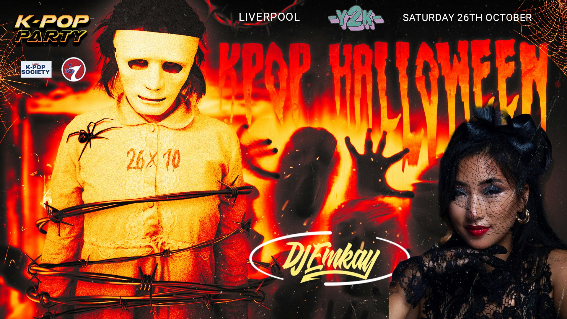 Liverpool KPOP HALLOWEEN –  DJ EMKAY | Saturday 26th October