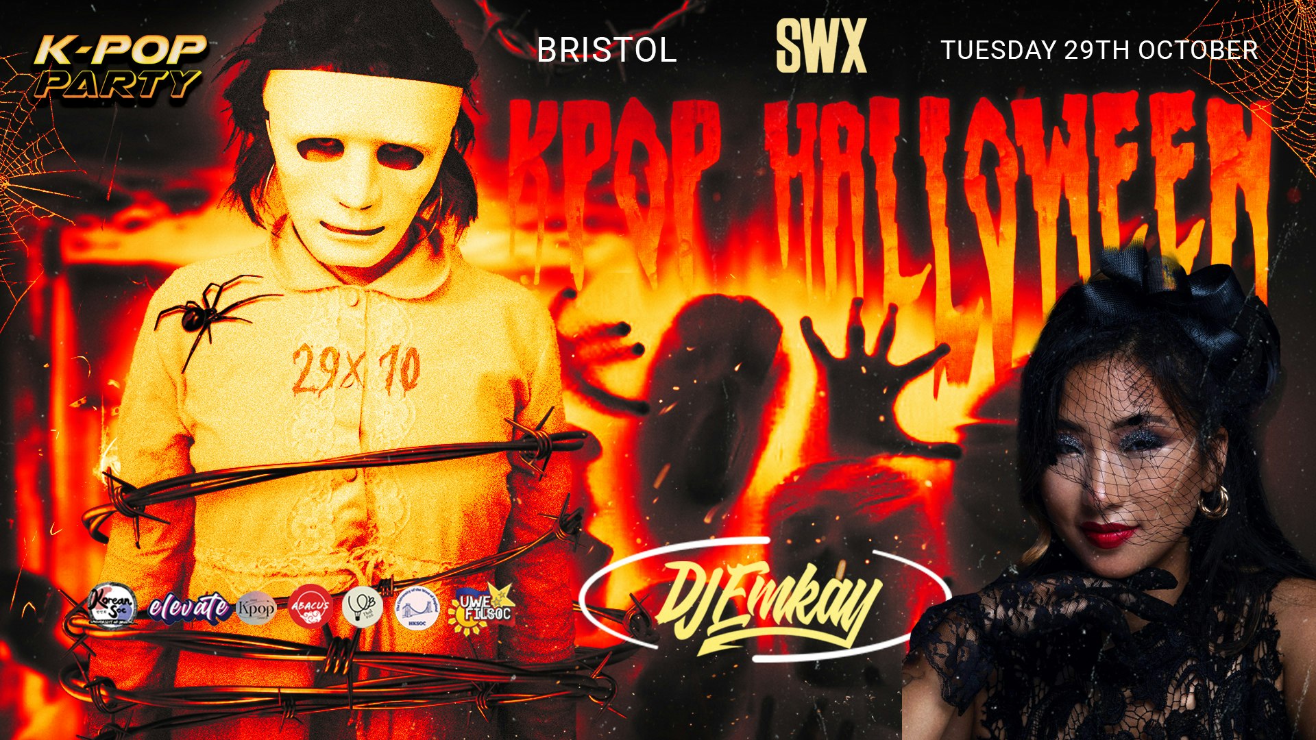 Bristol KPOP HALLOWEEN with DJ EMKAY | Tuesday 29th October