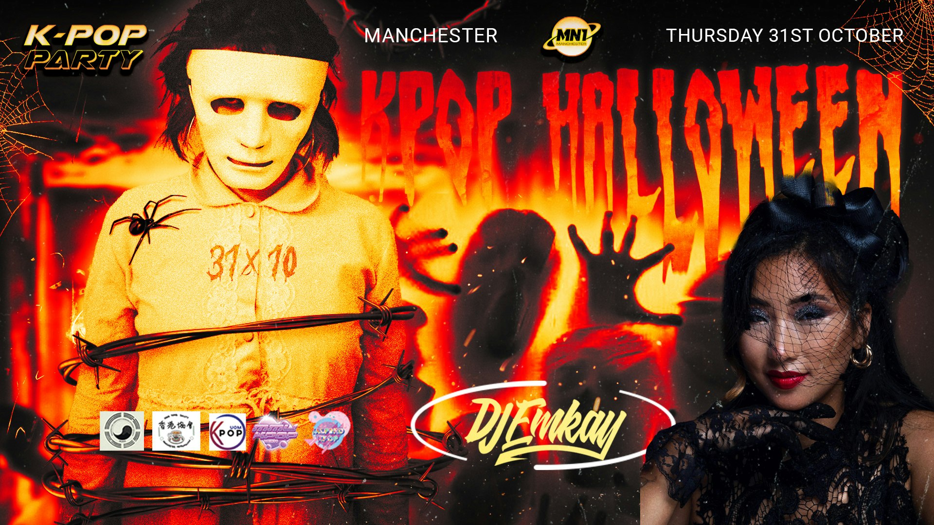 Manchester KPOP HALLOWEEN with DJ EMKAY | Thursday 31st October