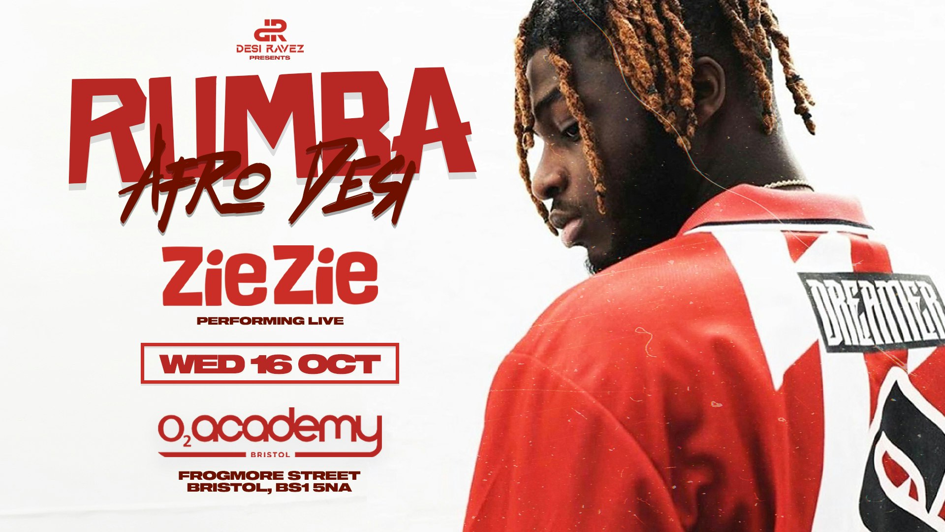 Rumba – Afro Desi ft. ZieZie Performing Live | Wed 16th October @o2 Academy