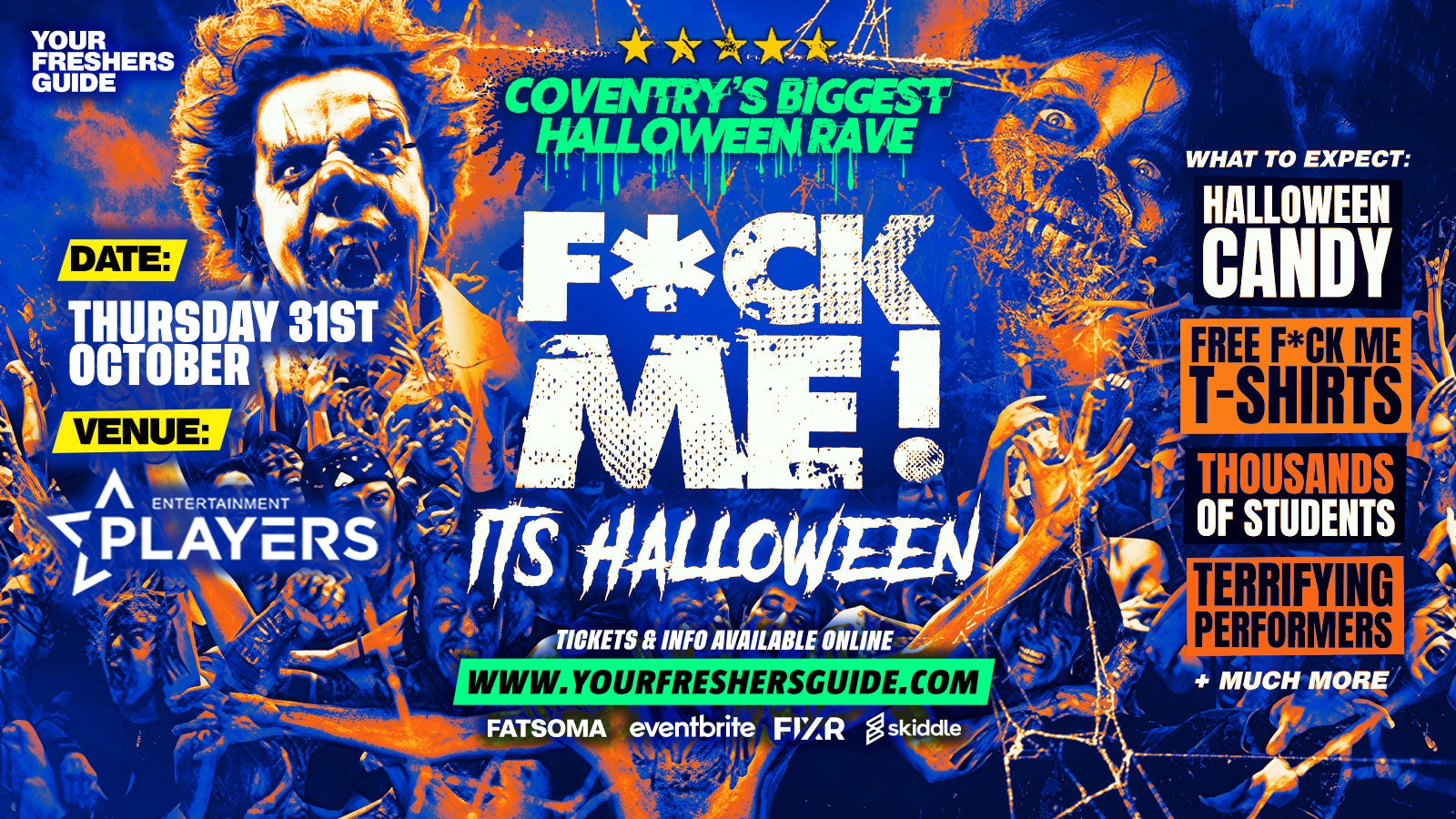 F*CK ME It’s Halloween | Coventry Freshers 2024 & Warwick Freshers 2024