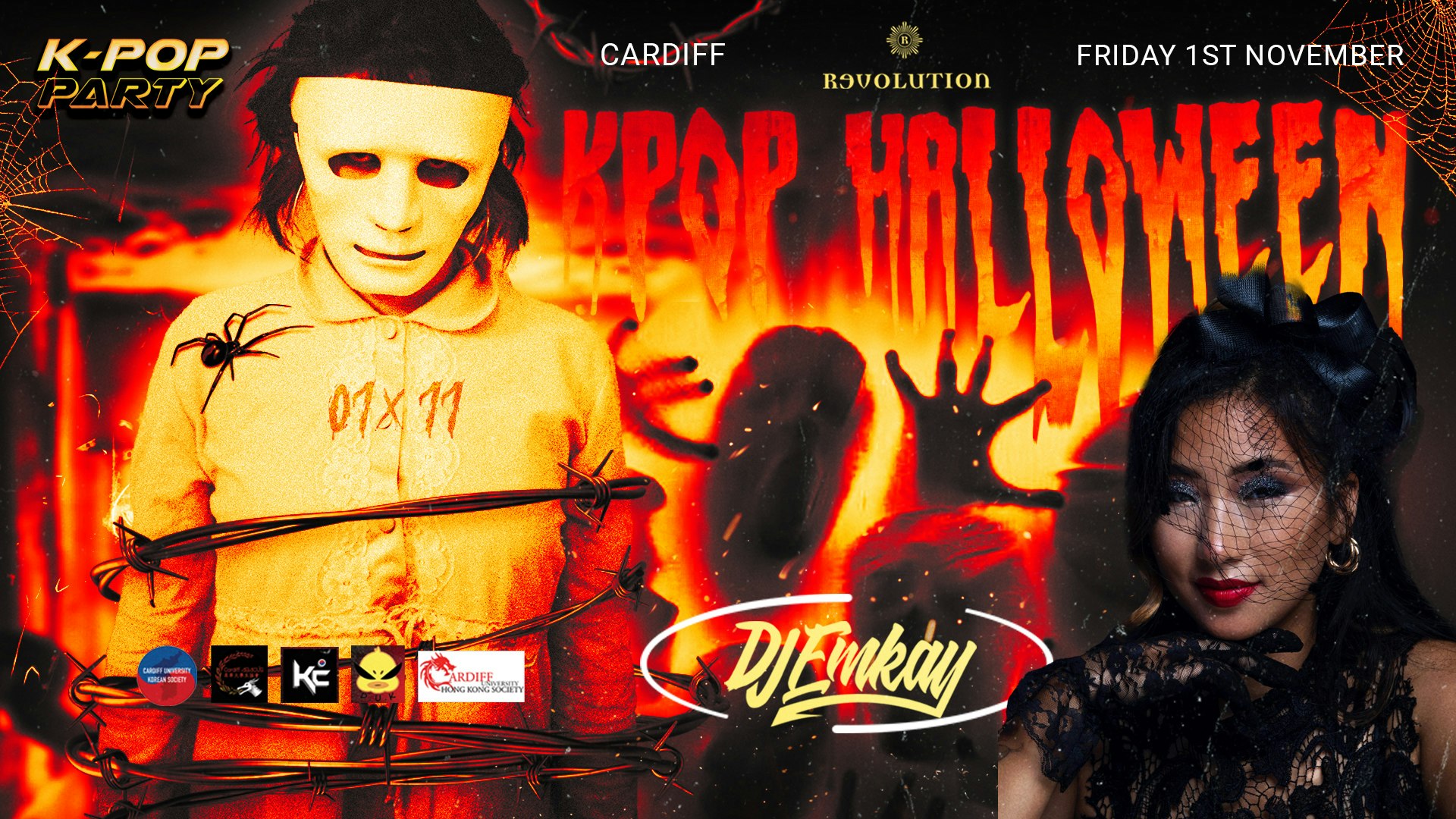 Cardiff KPOP HALLOWEEN with DJ EMKAY | Friday 1st November