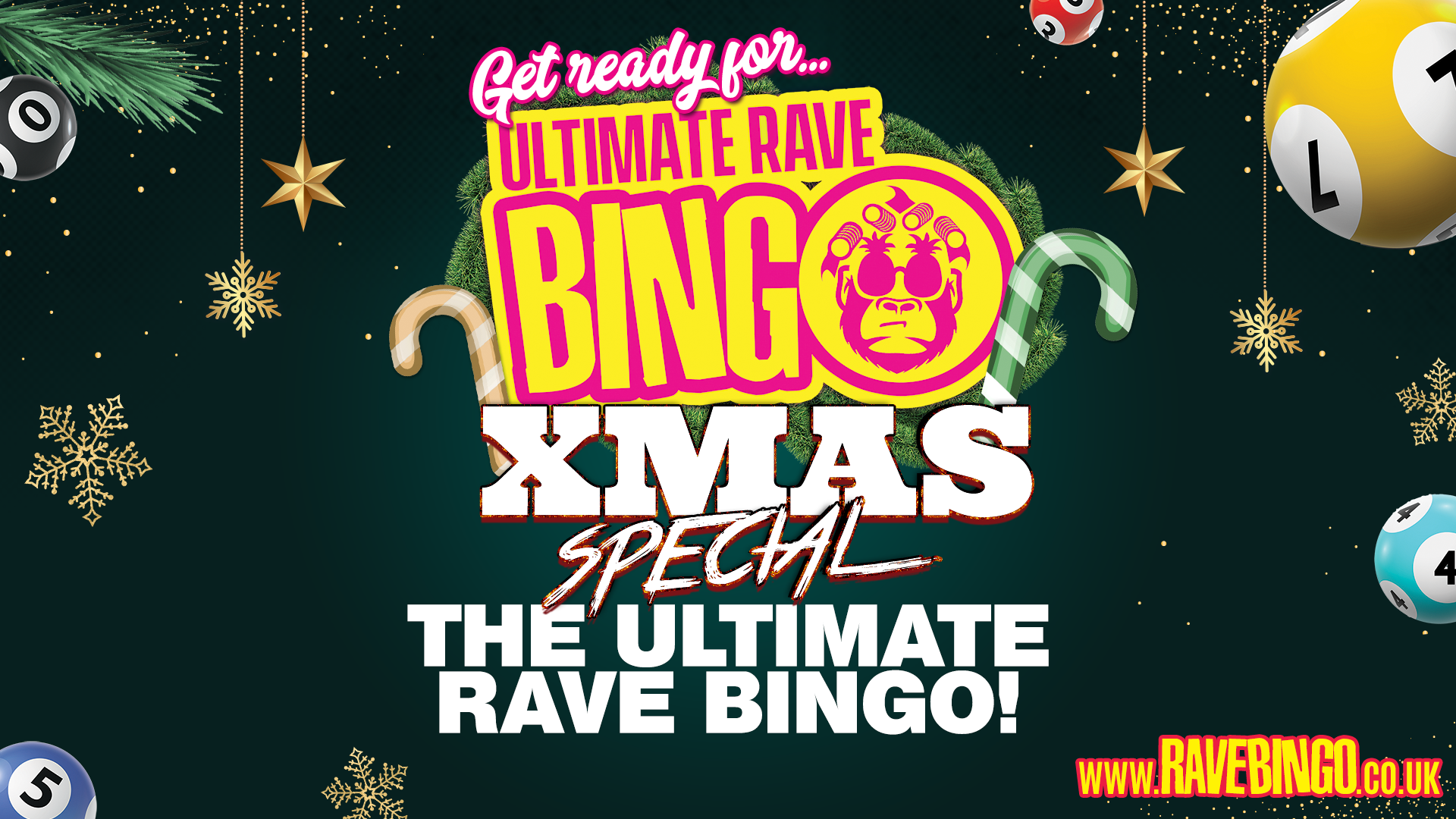 Ultimate Rave Bingo // Hereford // 27th December