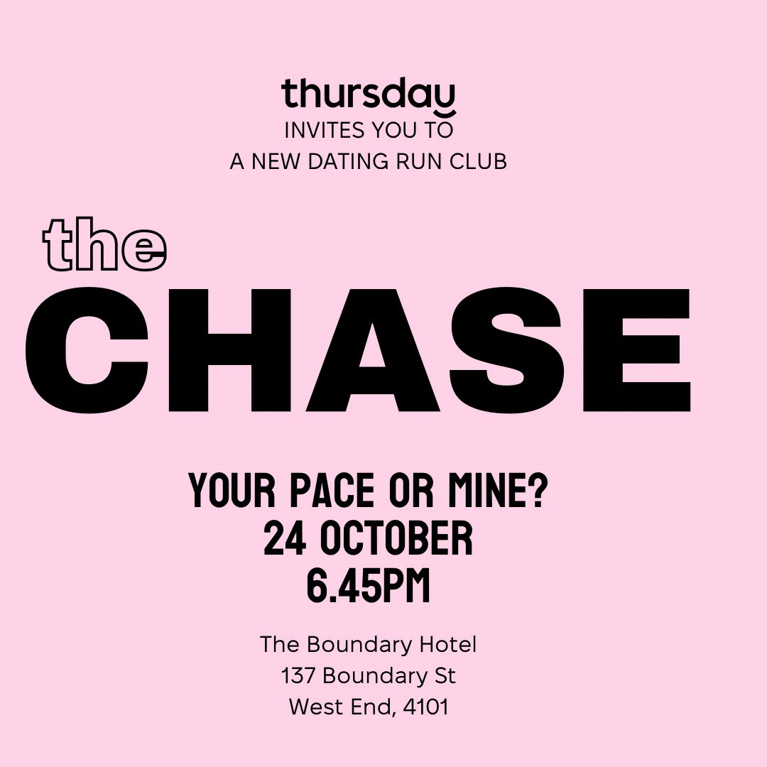 Thursday | The Chase Run Club x The Boundary Hotel | Brisbane