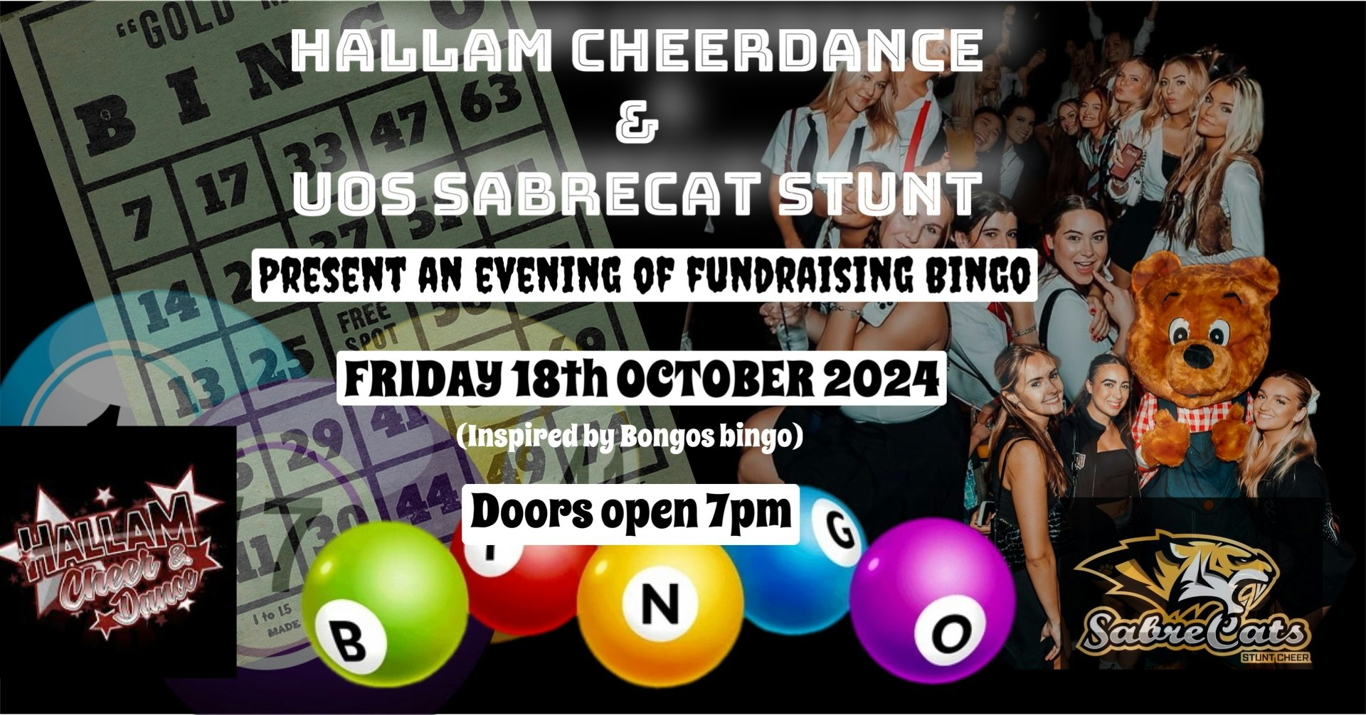 Sheffield Cheer Bingo Event