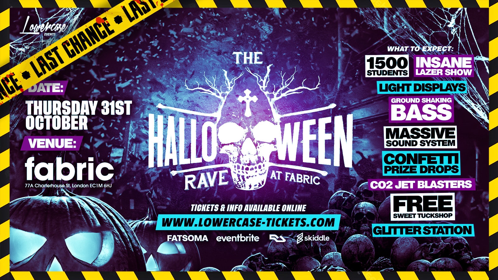 The Halloween Rave at Fabric! Halloween 2024