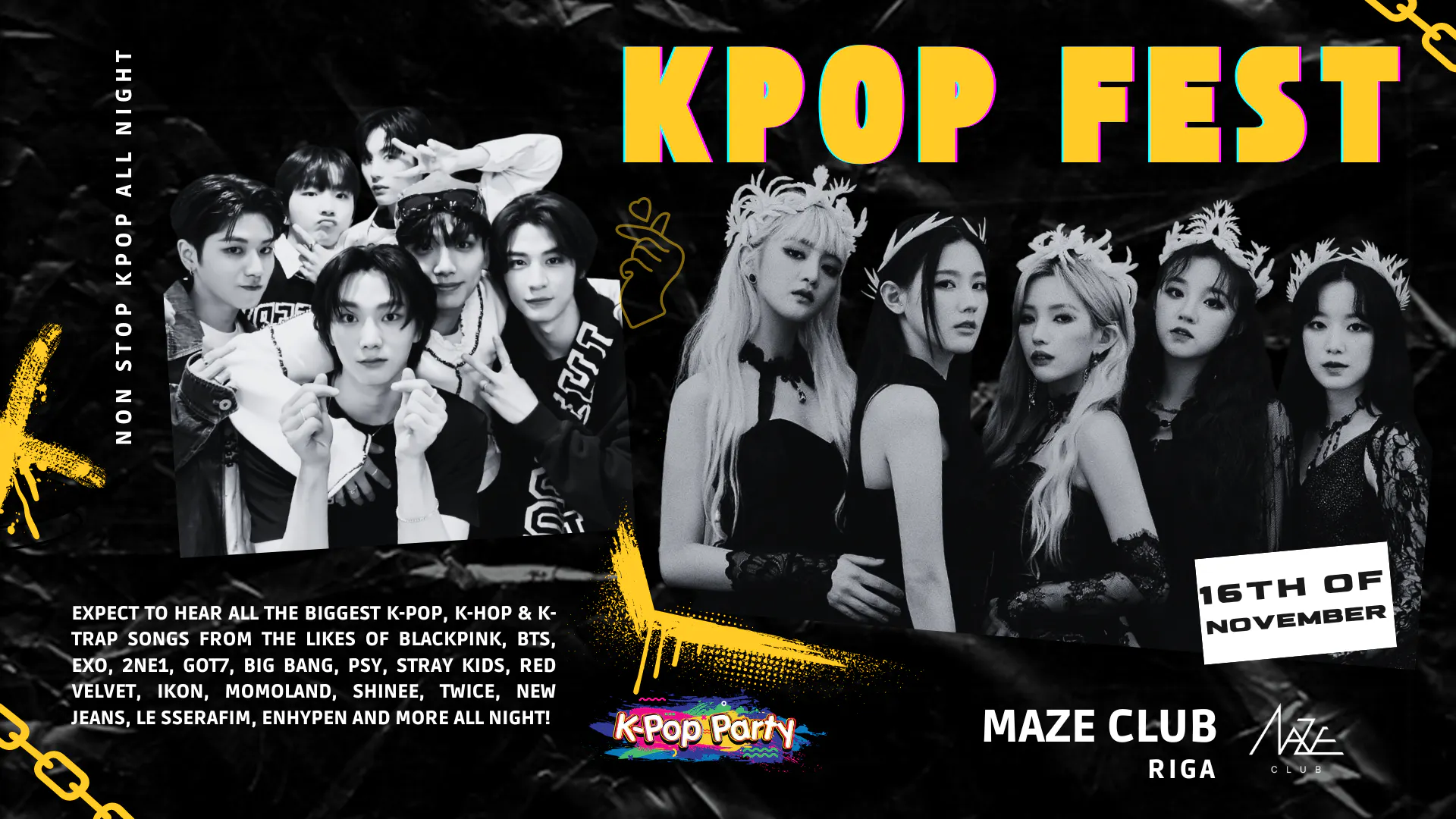 KPOP FEST (Riga) at Maze Club, Rīga on 16th Nov 2024 | Fatsoma