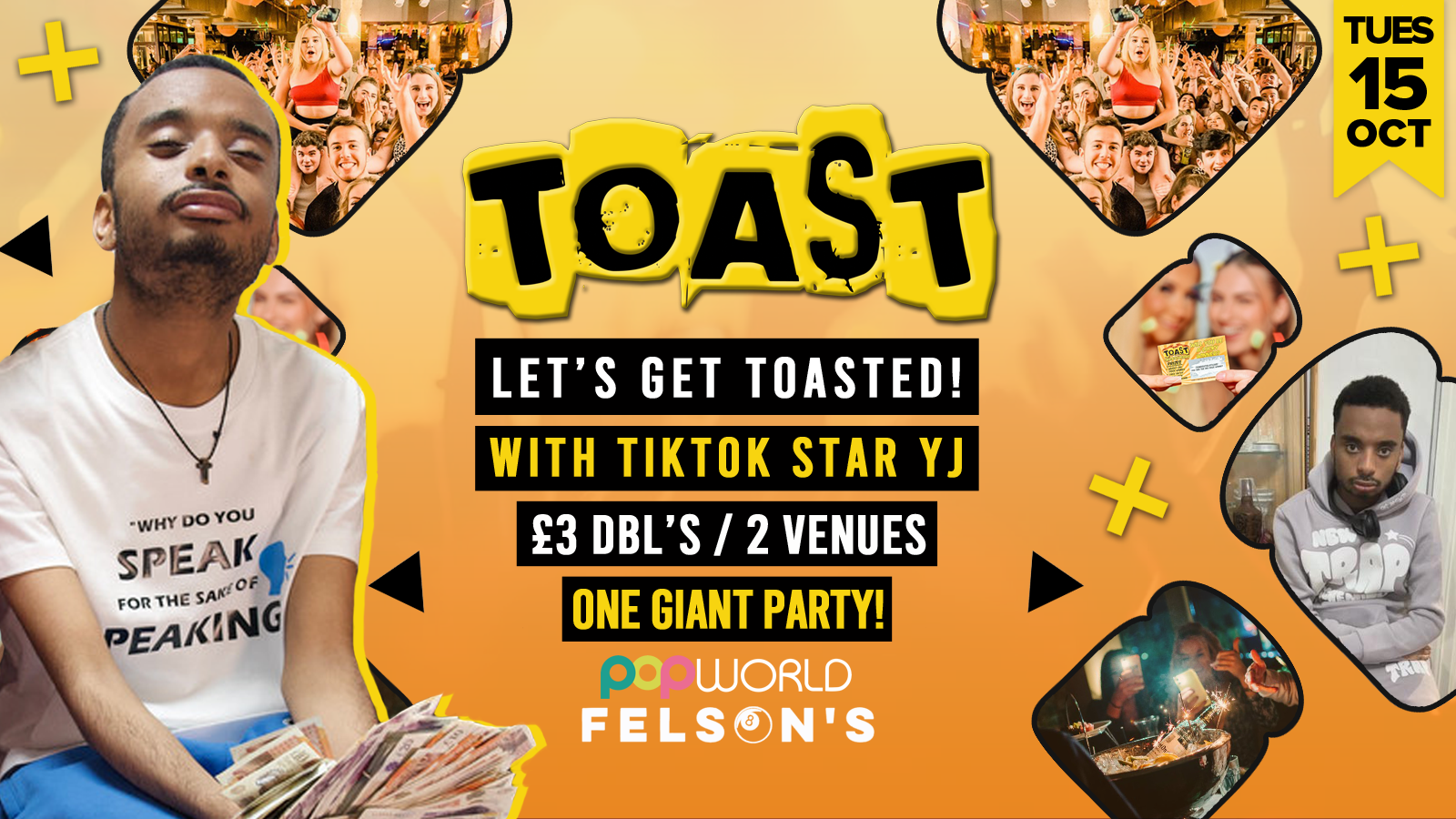 Toast • With TikTok Sensation YJ • Popworld & Felsons