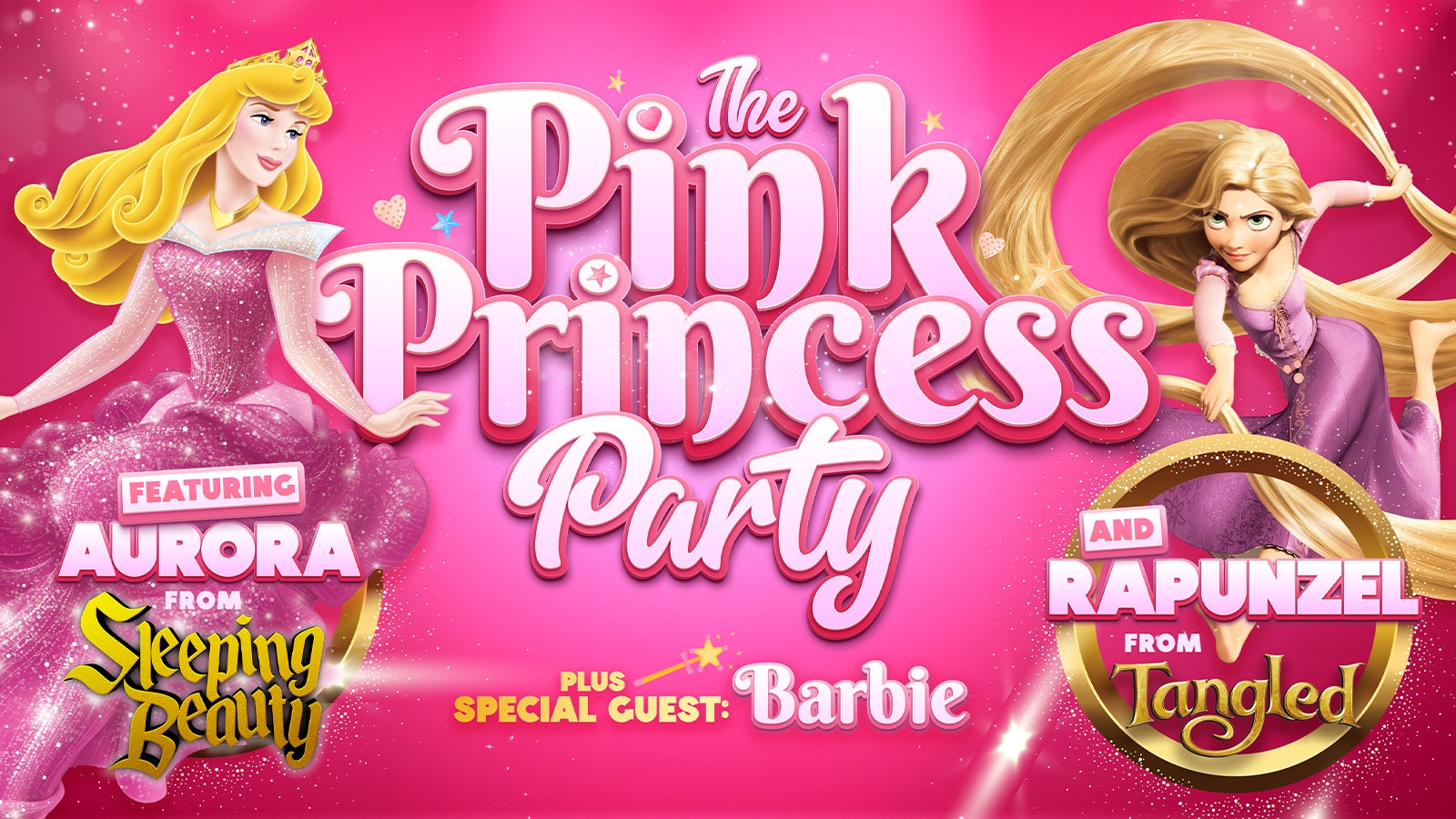 👑 💗 The Pink Princess Party at 11.30am  💗👑