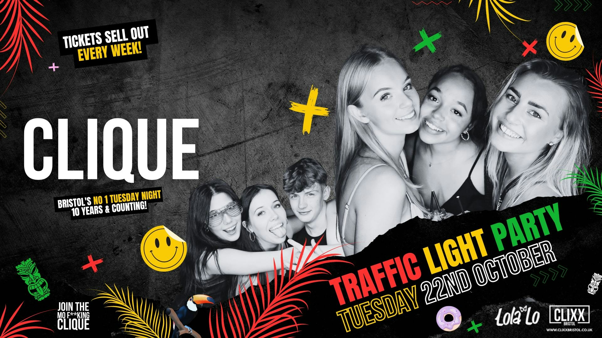 CLIQUE | Traffic Light Party🔥  Join The Mo F**king Clique