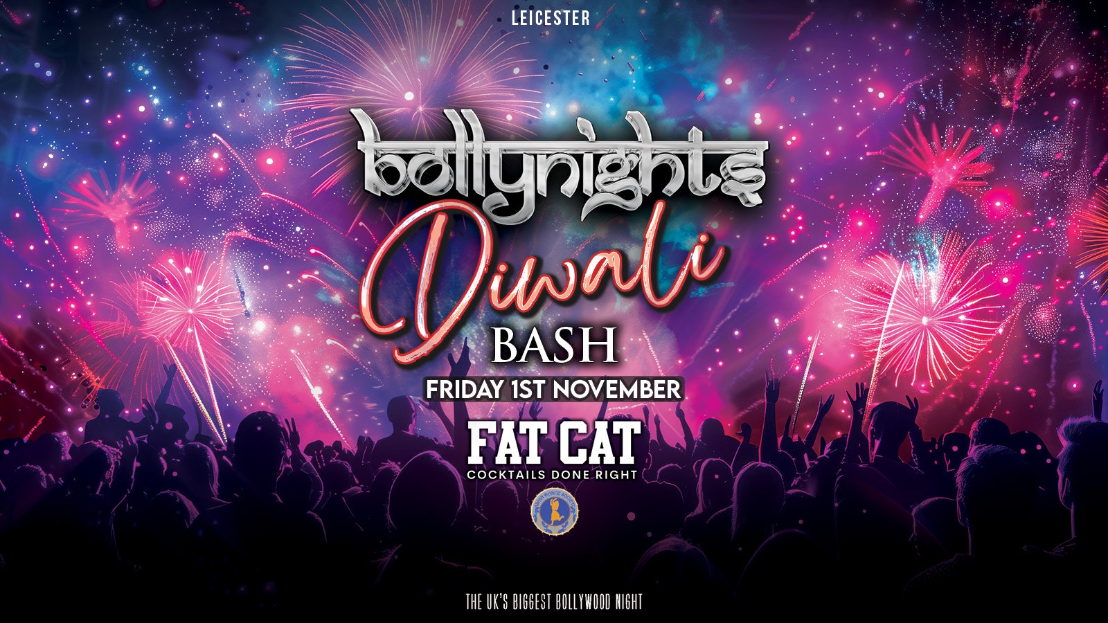 Bollynights Leicester – Diwali Bash | Friday 1st November | Fat Cat